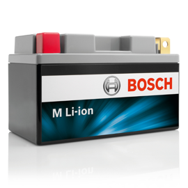 Bosch MC lithium batteri LT7BBS 12volt 3Ah +pol til venstre